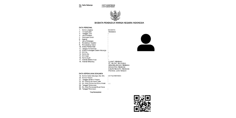 BIODATA PENDUDUK WNI
