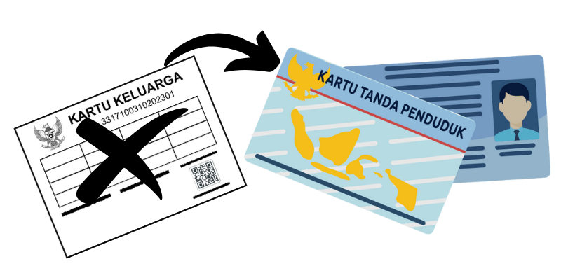 CETAK KK (Perubahan Update NIK KK tidak sesuai NIK KTP-el)
